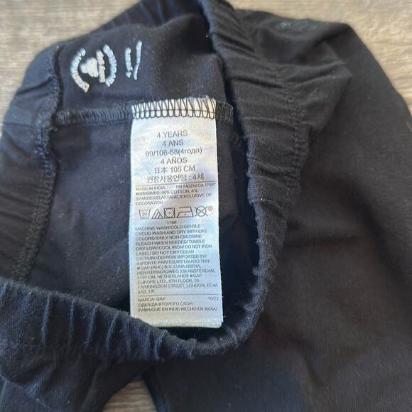 babyGAP size 4 BUNDLE (5) Black/Navy Blue Leggings - Picture 4 of 11